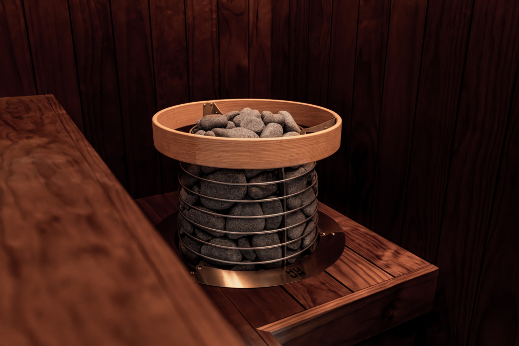 Embedding flange for HIVE electric sauna heater - HUUM